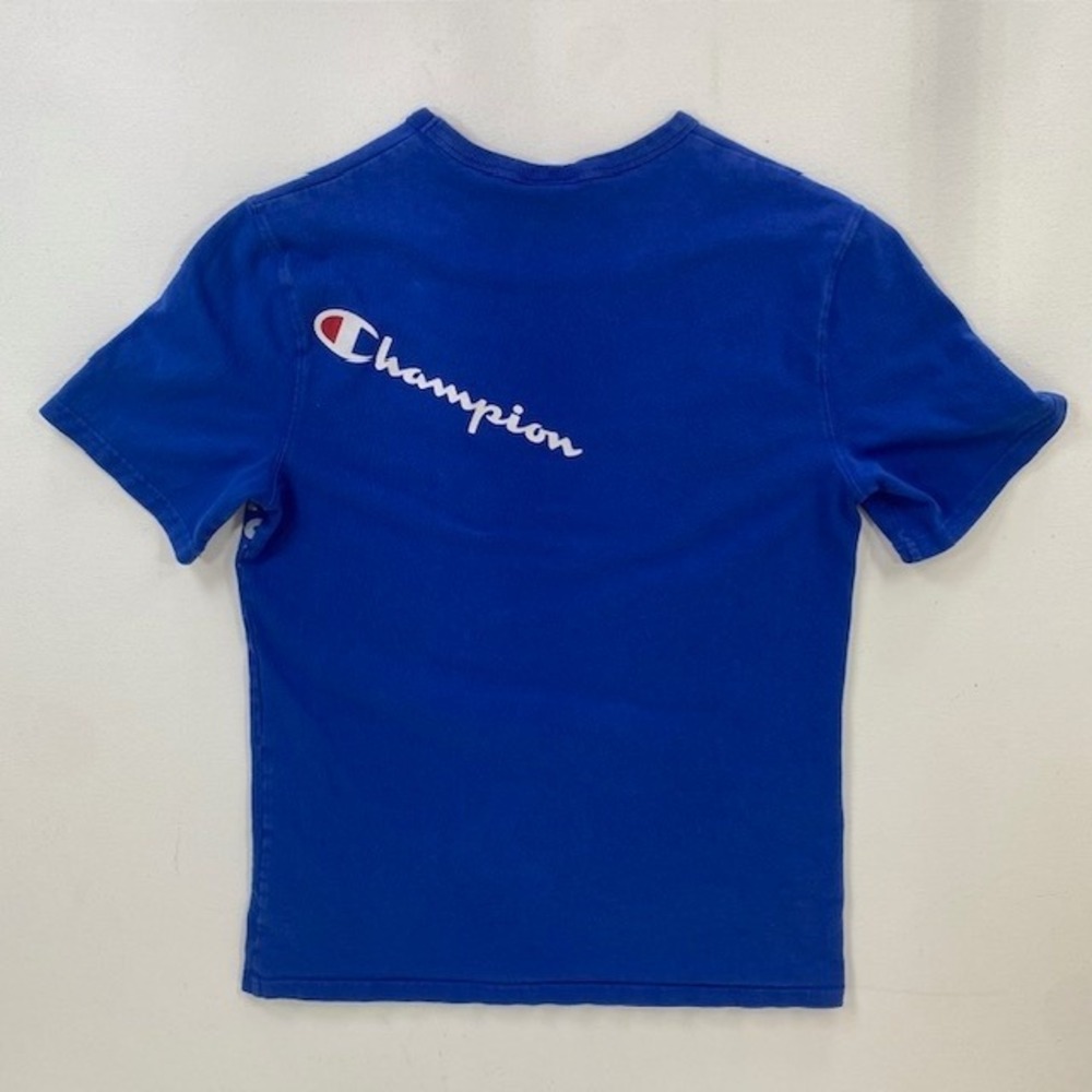 Vintage Champion Graphic T-Shirt Athletic Durable Tee Blue Large‎ - Picture 6 of 7
